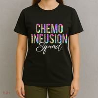 Chemo Infusion Squad Leopard Tie Dye Chemo Infusion Nurse T-Shirt thumb 4