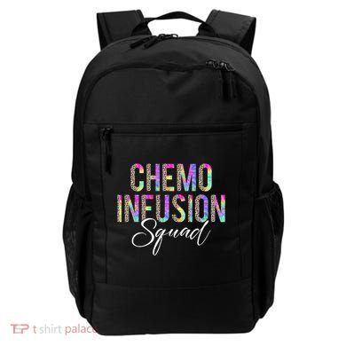 Chemo Infusion Squad Leopard Tie Dye Chemo Infusion Nurse Backpack