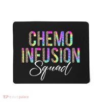 Chemo Infusion Squad Leopard Tie Dye Chemo Infusion Nurse Mousepad thumb 0