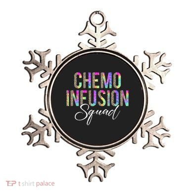 Chemo Infusion Squad Leopard Tie Dye Chemo Infusion Nurse Ornament