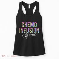 Chemo Infusion Squad Leopard Tie Dye Chemo Infusion Nurse Women's Tank Top thumb 0