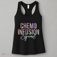 Chemo Infusion Squad Leopard Tie Dye Chemo Infusion Nurse Women's Tank Top thumb 3