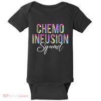 Chemo Infusion Squad Leopard Tie Dye Chemo Infusion Nurse Baby Bodysuit thumb 0