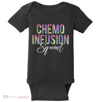 Chemo Infusion Squad Leopard Tie Dye Chemo Infusion Nurse Baby Bodysuit thumb 0