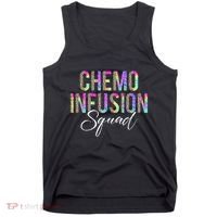 Chemo Infusion Squad Leopard Tie Dye Chemo Infusion Nurse Tank Top thumb 0
