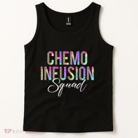 Chemo Infusion Squad Leopard Tie Dye Chemo Infusion Nurse Tank Top thumb 2