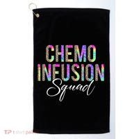 Chemo Infusion Squad Leopard Tie Dye Chemo Infusion Nurse Golf Towel thumb 0