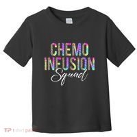 Chemo Infusion Squad Leopard Tie Dye Chemo Infusion Nurse Toddler T-Shirt thumb 0