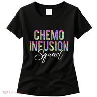 Chemo Infusion Squad Leopard Tie Dye Chemo Infusion Nurse Women's T-Shirt thumb 0