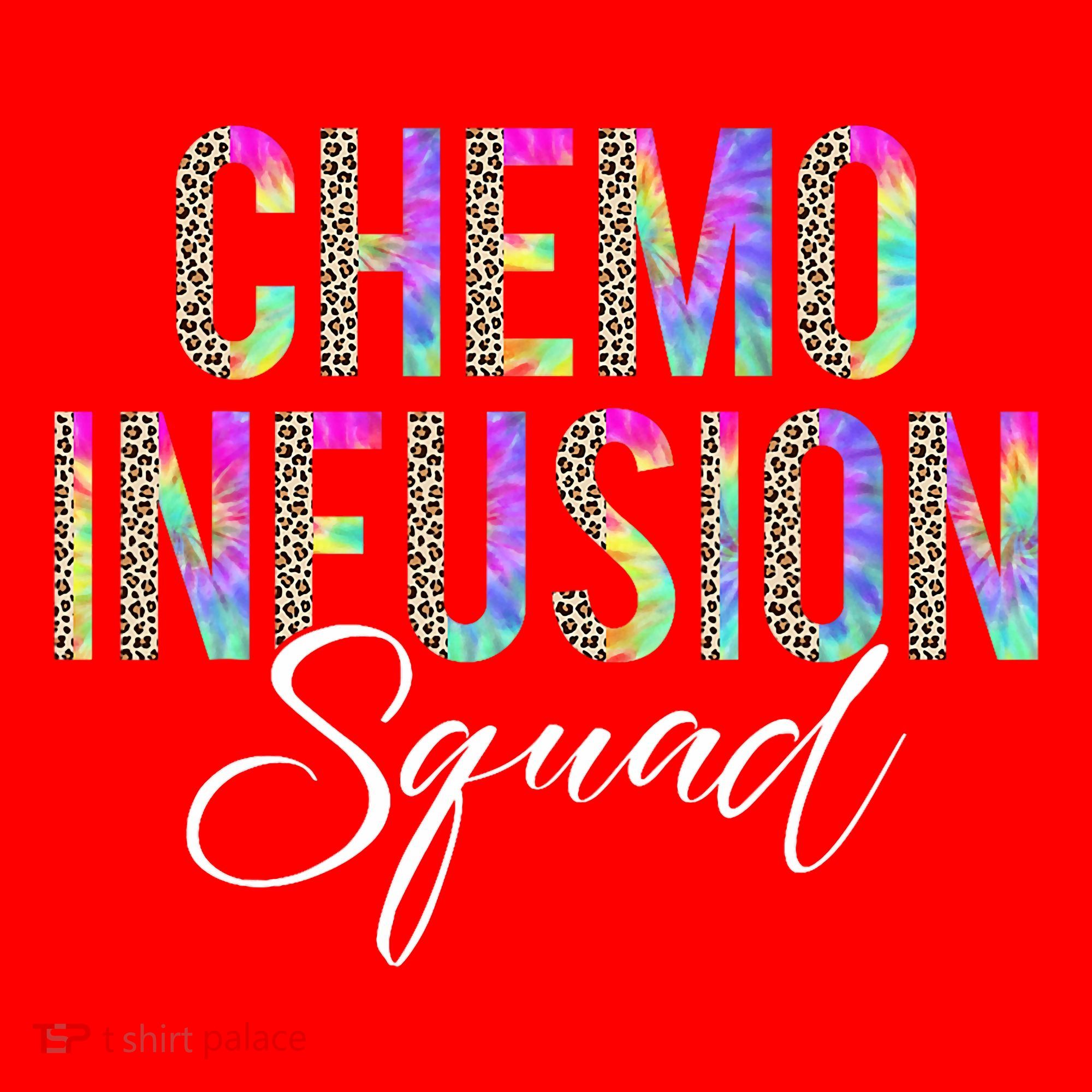 Chemo Infusion Squad Leopard Tie Dye Chemo Infusion Nurse Santa Hat