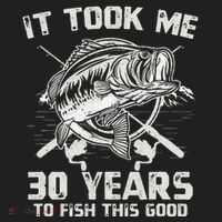 Cute It Took Me 30 Years To Fish 30th Birthday Gift Beanie thumb 2