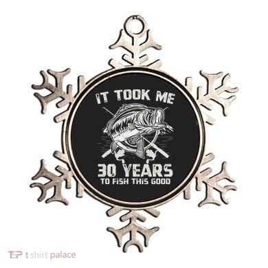 Cute It Took Me 30 Years To Fish 30th Birthday Gift Ornament