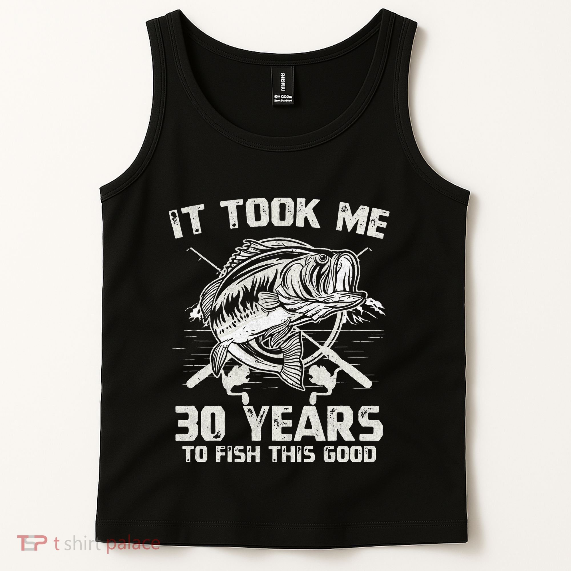 Cute It Took Me 30 Years To Fish 30th Birthday Gift Tank Top