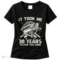 Cute It Took Me 30 Years To Fish 30th Birthday Gift Women's T-Shirt thumb 0