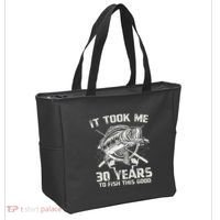 Cute It Took Me 30 Years To Fish 30th Birthday Gift Tote Bag thumb 2