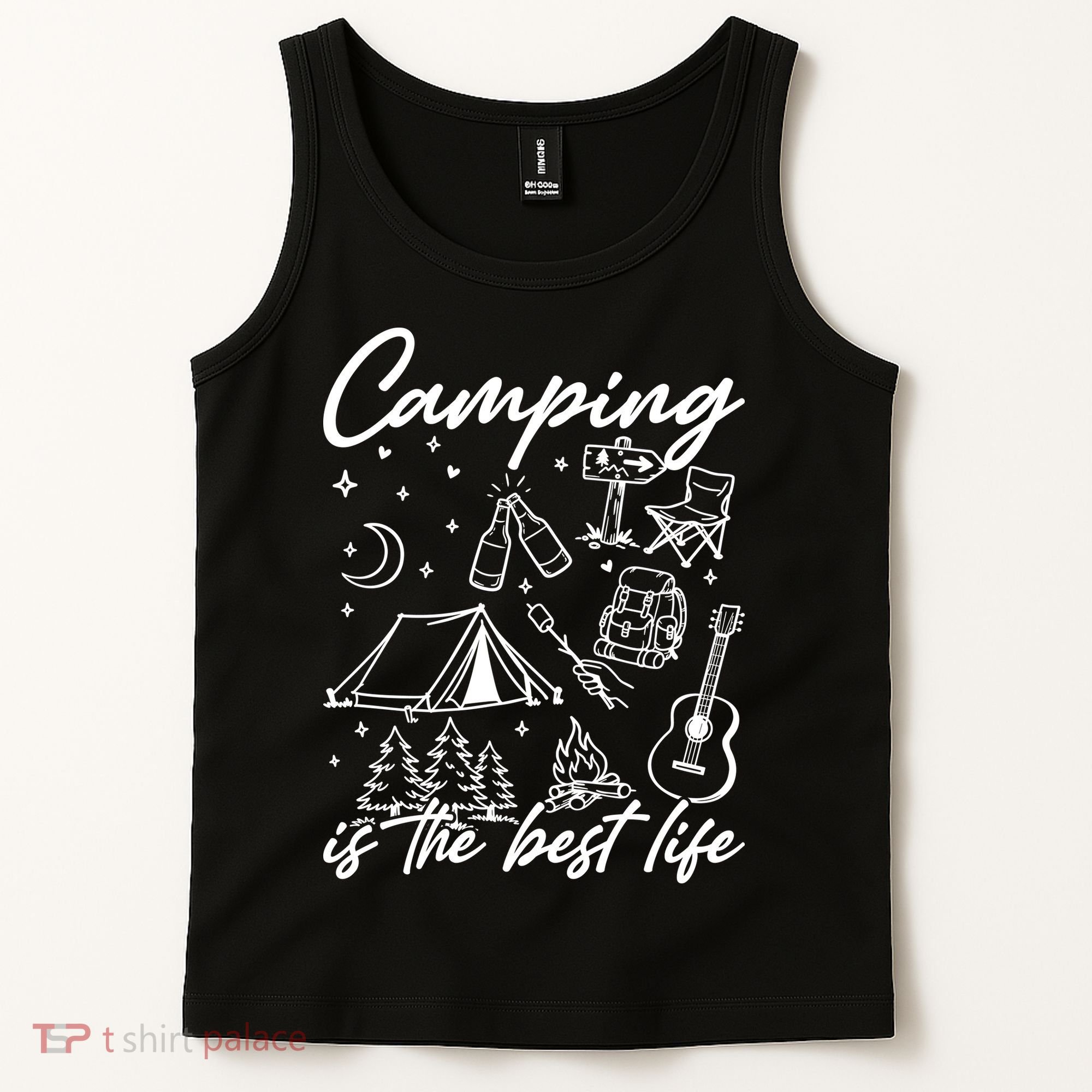 Camping Is The Best Life Tank Top