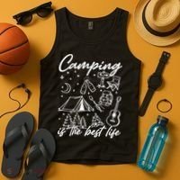 Camping Is The Best Life Tank Top thumb 4