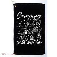 Camping Is The Best Life Golf Towel thumb 0