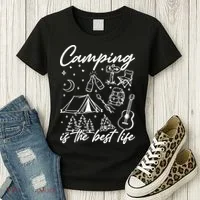 Camping Is The Best Life Women's T-Shirt thumb 3