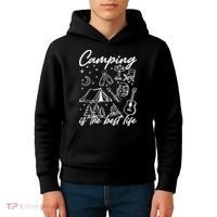 Camping Is The Best Life Kids Hoodie thumb 4