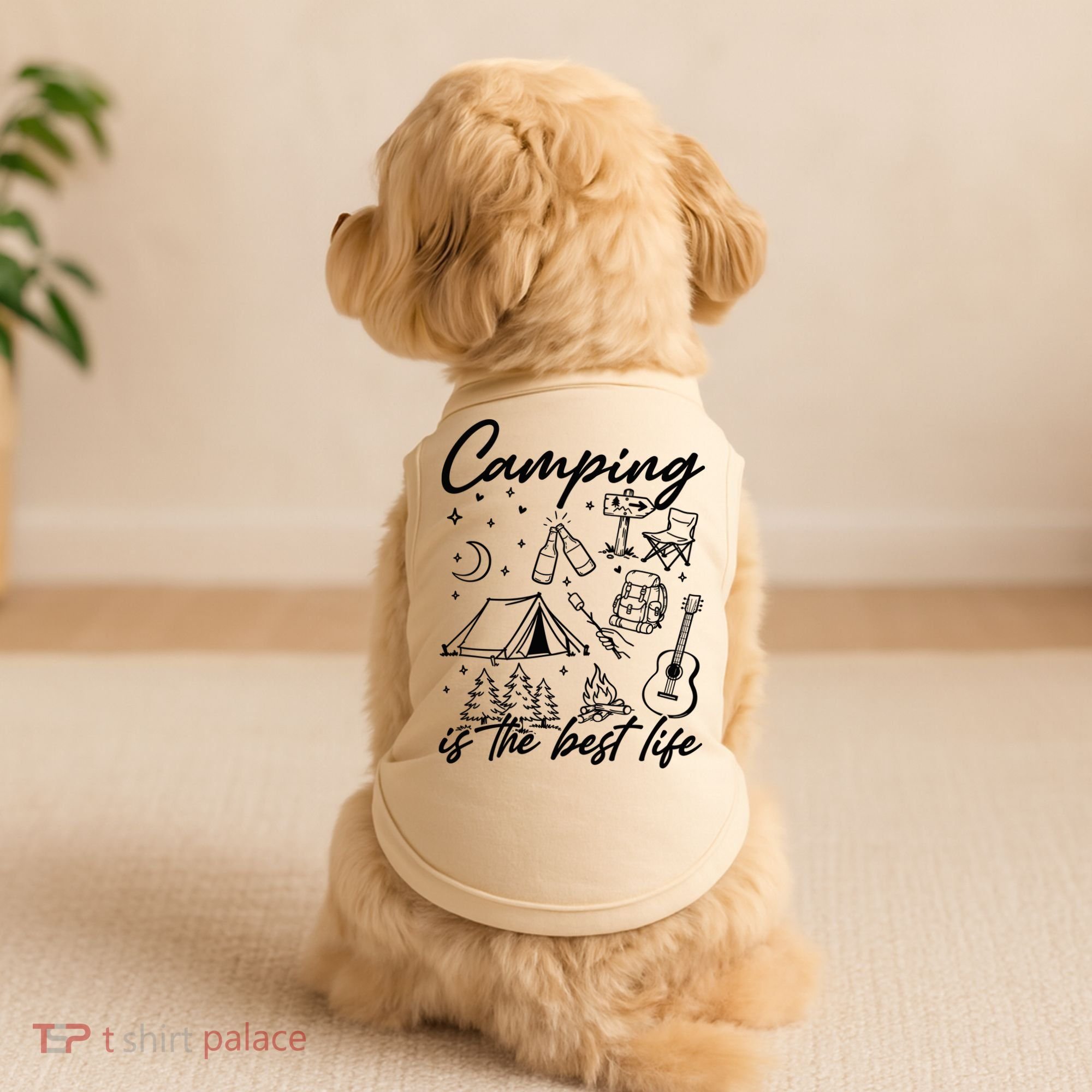 Camping Is The Best Life Doggie Tank