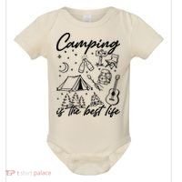 Camping Is The Best Life Baby Bodysuit thumb 0