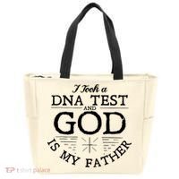 Christian I Took A DNA Test God Is My Father Tote Bag thumb 0
