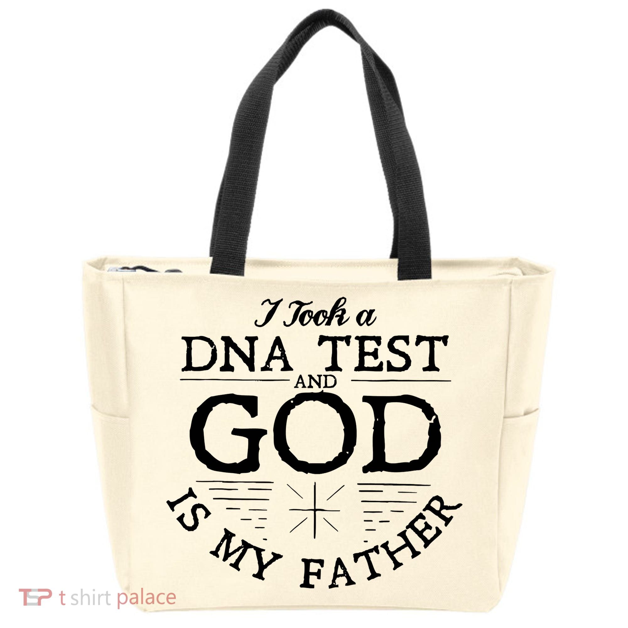 Christian I Took A DNA Test God Is My Father Tote Bag