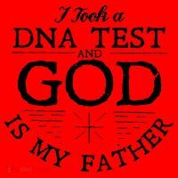 Christian I Took A DNA Test God Is My Father Santa Hat thumb 1