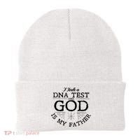 Christian I Took A DNA Test God Is My Father Beanie thumb 0