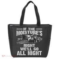 Cool If The Moisture's Right Farmer Gift Funny Farm Tote Bag thumb 0