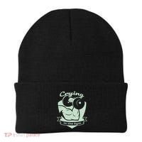 Crying In The Gym Funny Workout Gym Weightlifting Athlete Gift Beanie thumb 0