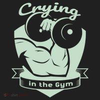 Crying In The Gym Funny Workout Gym Weightlifting Athlete Gift Beanie thumb 2