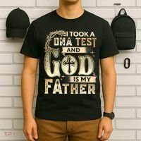 Christian I Took A DNA Test And God Is My Father Gospel Pray T-Shirt thumb 6