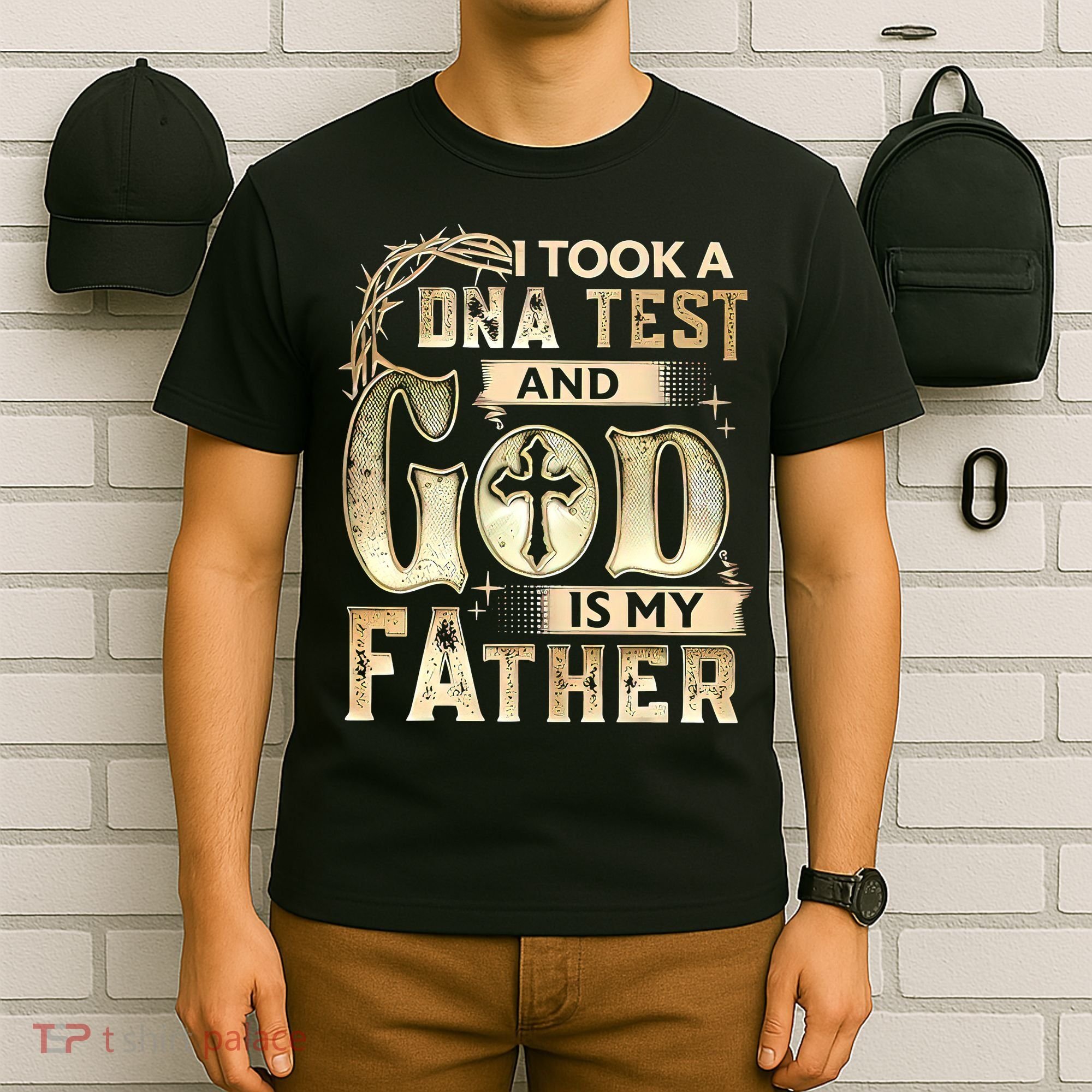 Christian I Took A DNA Test And God Is My Father Gospel Pray T-Shirt