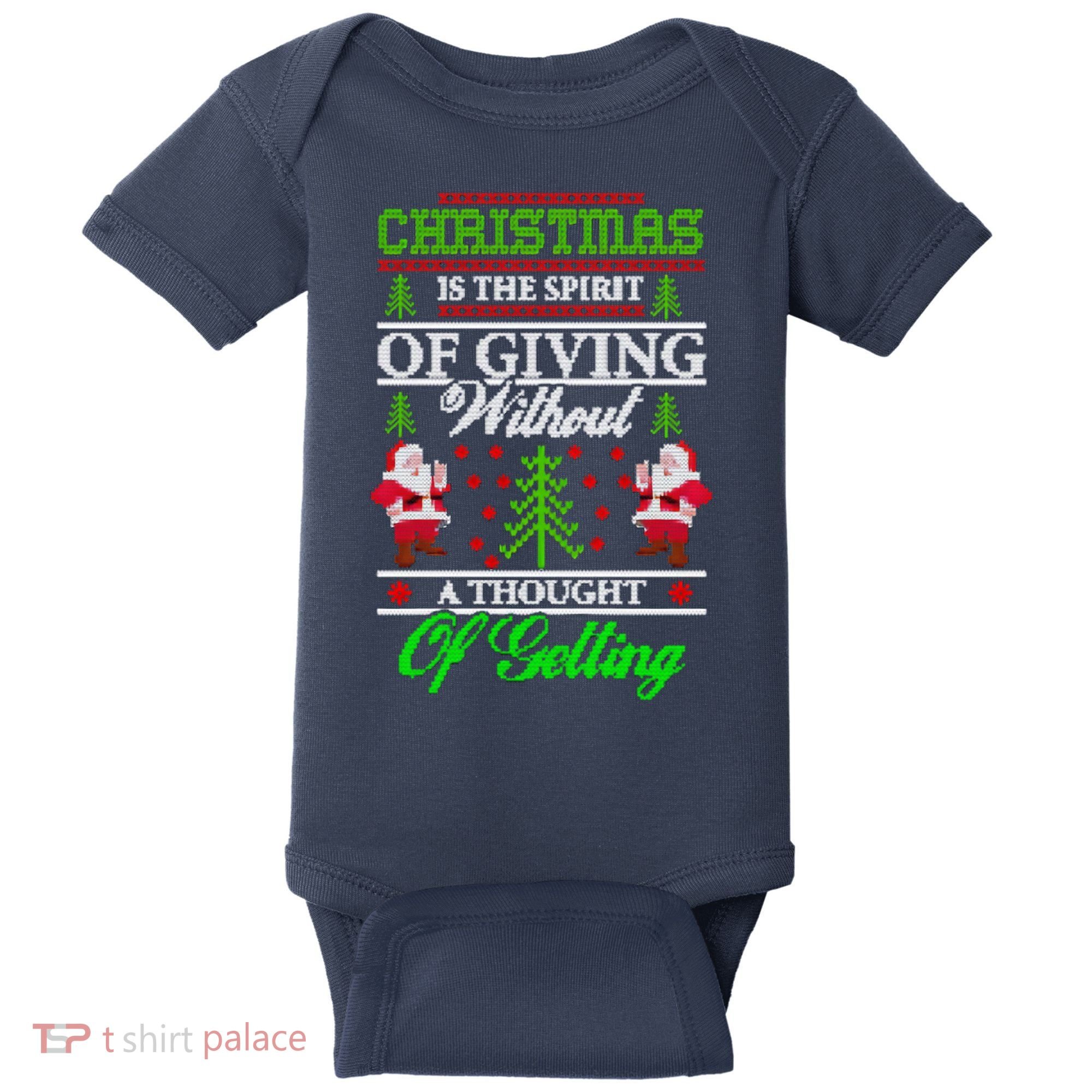 Christmas Is The Spirit Of Giving Baby Bodysuit
