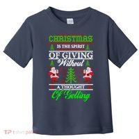 Christmas Is The Spirit Of Giving Toddler T-Shirt thumb 0