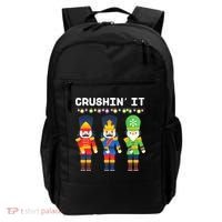 Crushin' It The Christmas Retro Holiday Cute Backpack thumb 0