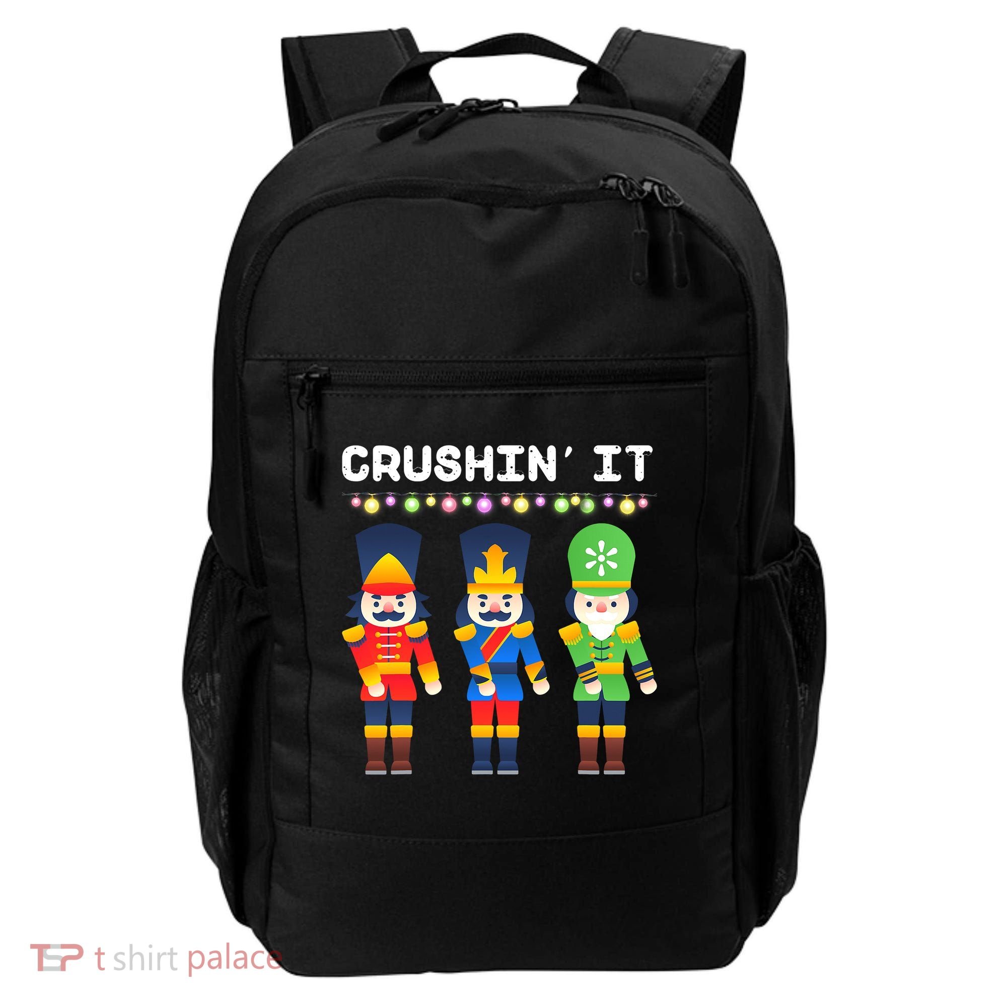 Crushin' It The Christmas Retro Holiday Cute Backpack