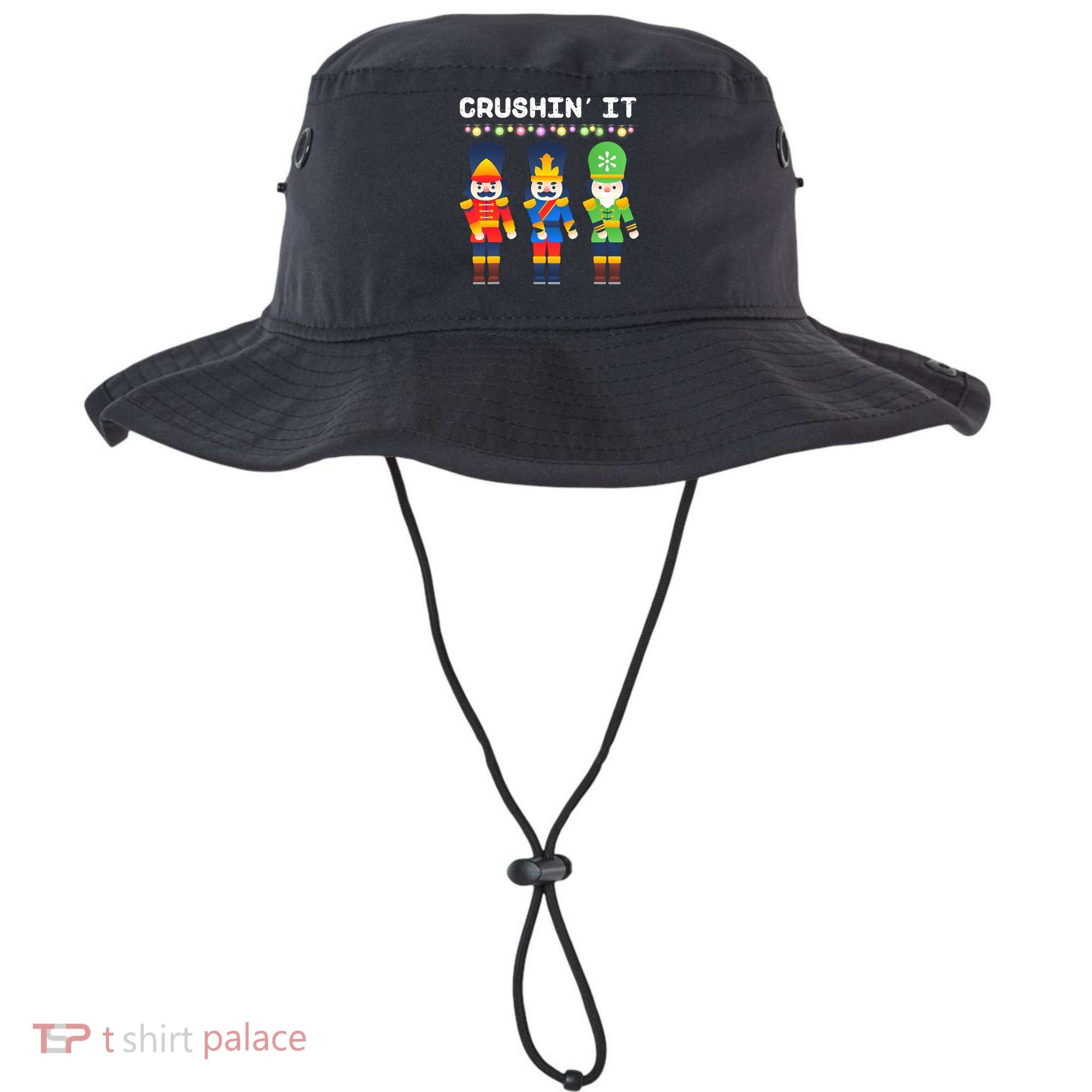 Crushin' It The Christmas Retro Holiday Cute Bucket Hat