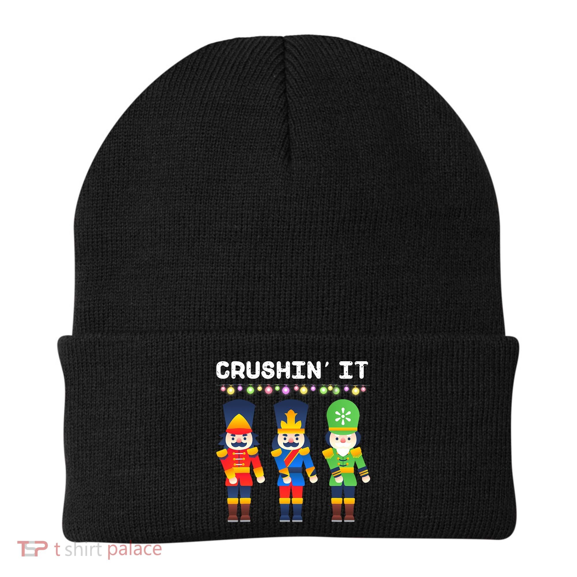 Crushin' It The Christmas Retro Holiday Cute Beanie
