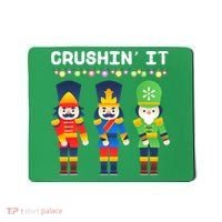 Crushin' It The Christmas Retro Holiday Cute Mousepad thumb 0