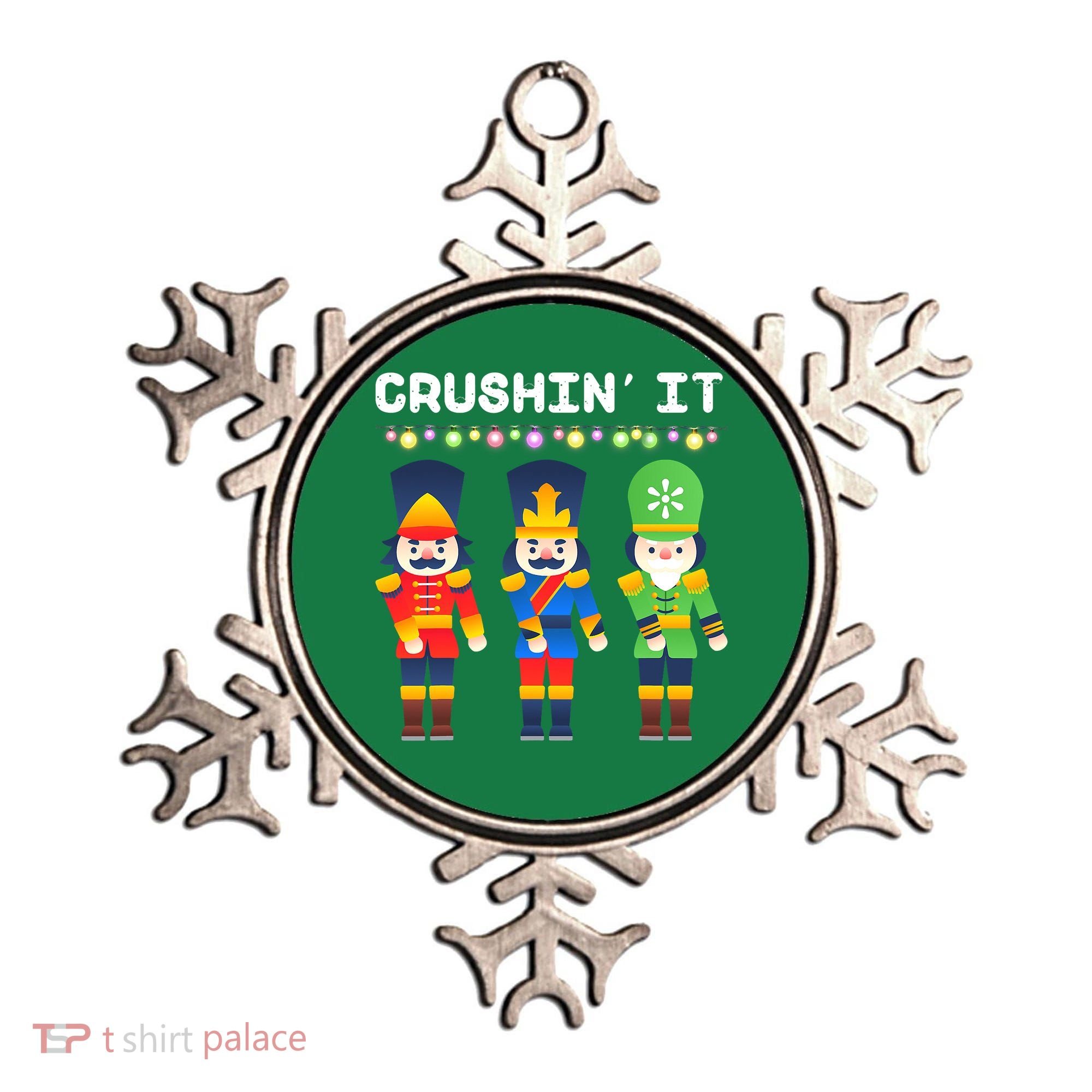 Crushin' It The Christmas Retro Holiday Cute Ornament
