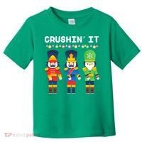 Crushin' It The Christmas Retro Holiday Cute Toddler T-Shirt thumb 0