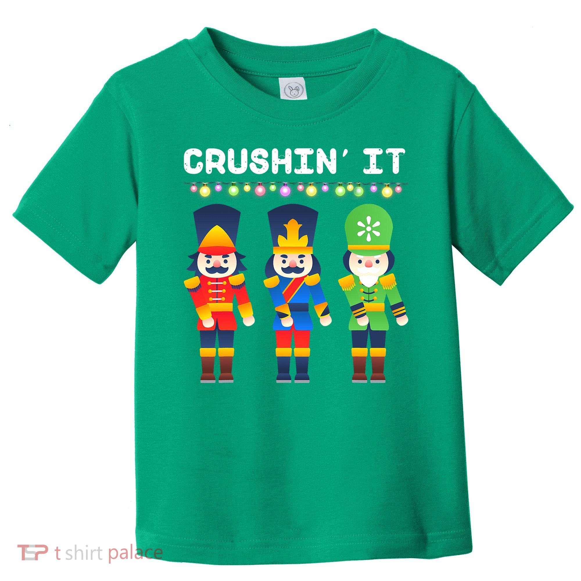 Crushin' It The Christmas Retro Holiday Cute Toddler T-Shirt
