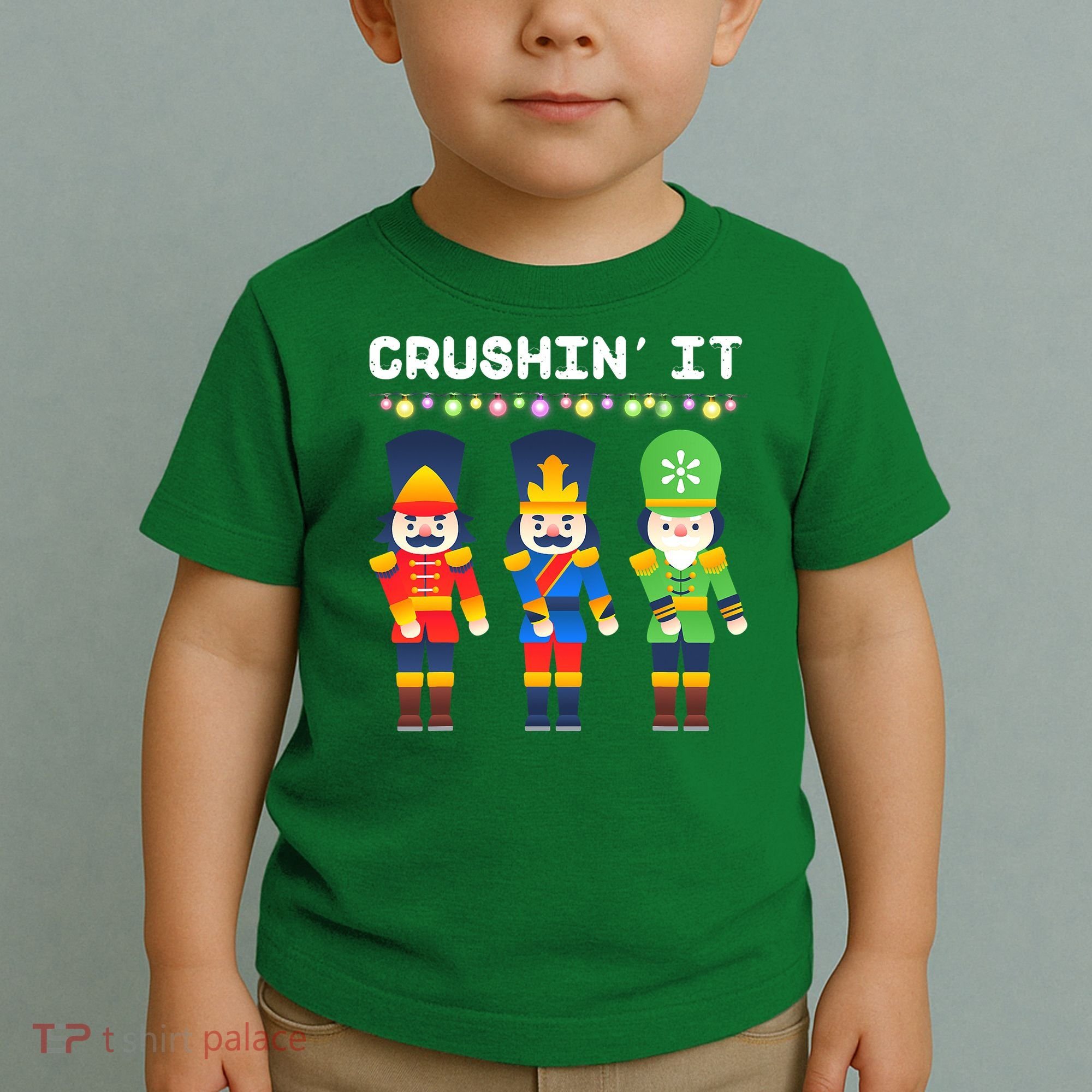 Crushin' It The Christmas Retro Holiday Cute Toddler T-Shirt
