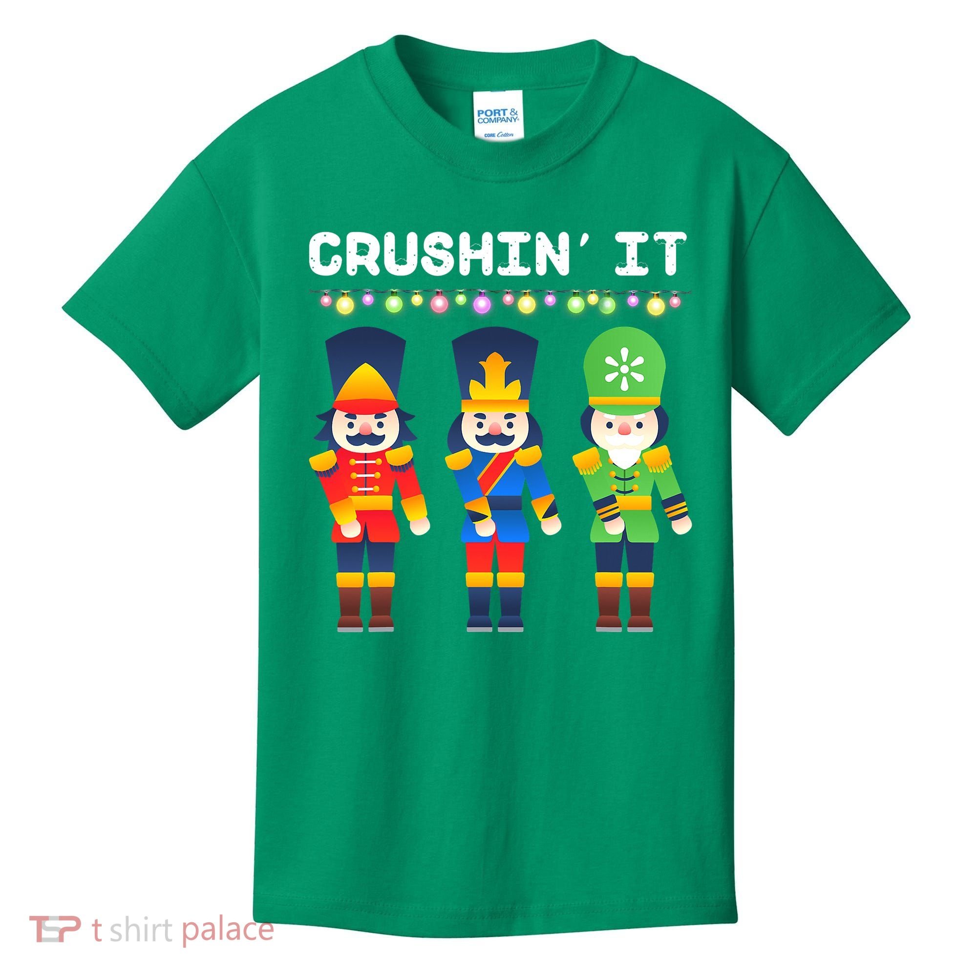 Crushin' It The Christmas Retro Holiday Cute Kids T-Shirt