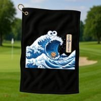 Cookie In The Sea Golf Towel thumb 1