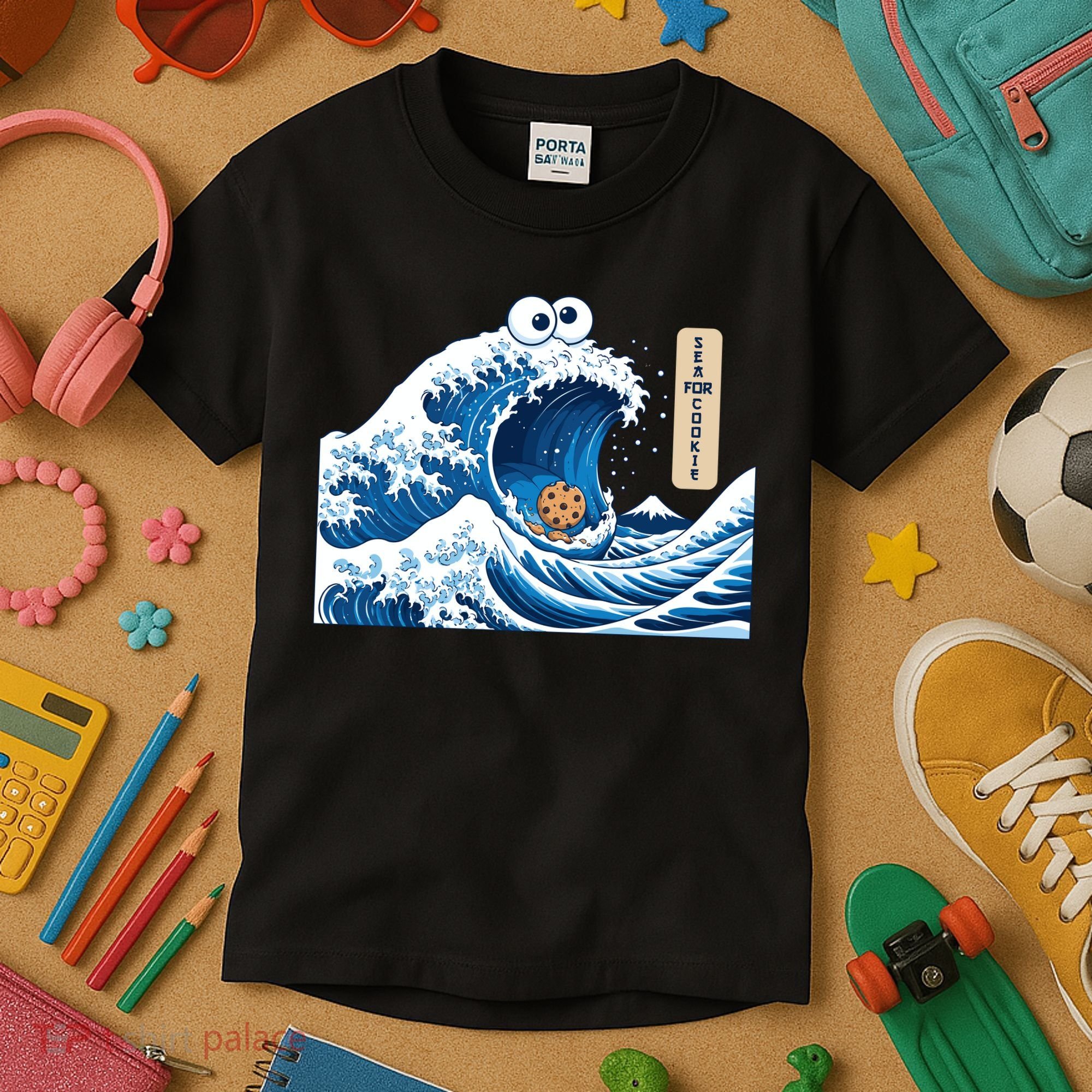 Cookie In The Sea Kids T-Shirt