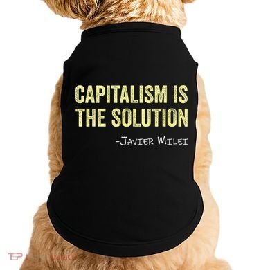Capitalism Is The Solution Funny Saying Doggie Tank